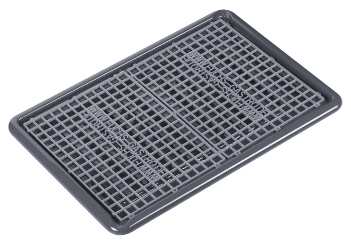 Abtropfgitter mit Auffangwanne | 67 x 47 cm