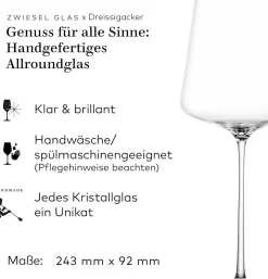 Allroundglas Zwiesel Glas x Dreissigacker | 560 ml (6 Stk)