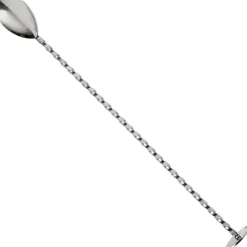 Barlöffel - flaches Ende | 27 cm - Silber