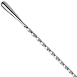 Barlöffel Tropfenform | 40 cm - Silber