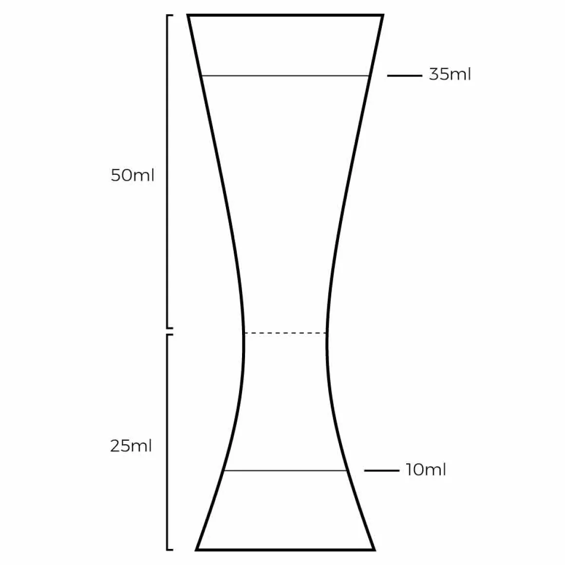 Barmaß - Aero Jigger | 25/50 ml - Tattoo Verzierung