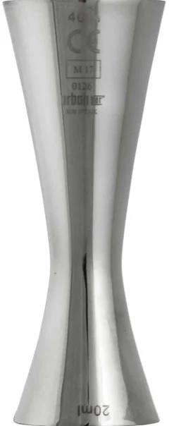 Barmaß - Aero Jigger - CE | 20/40 ml - Silber
