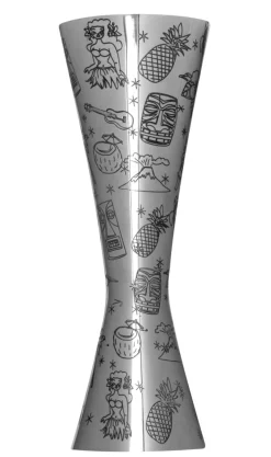 Barmaß - Aero Jigger | 1oz / 2oz - Tiki Verzierung