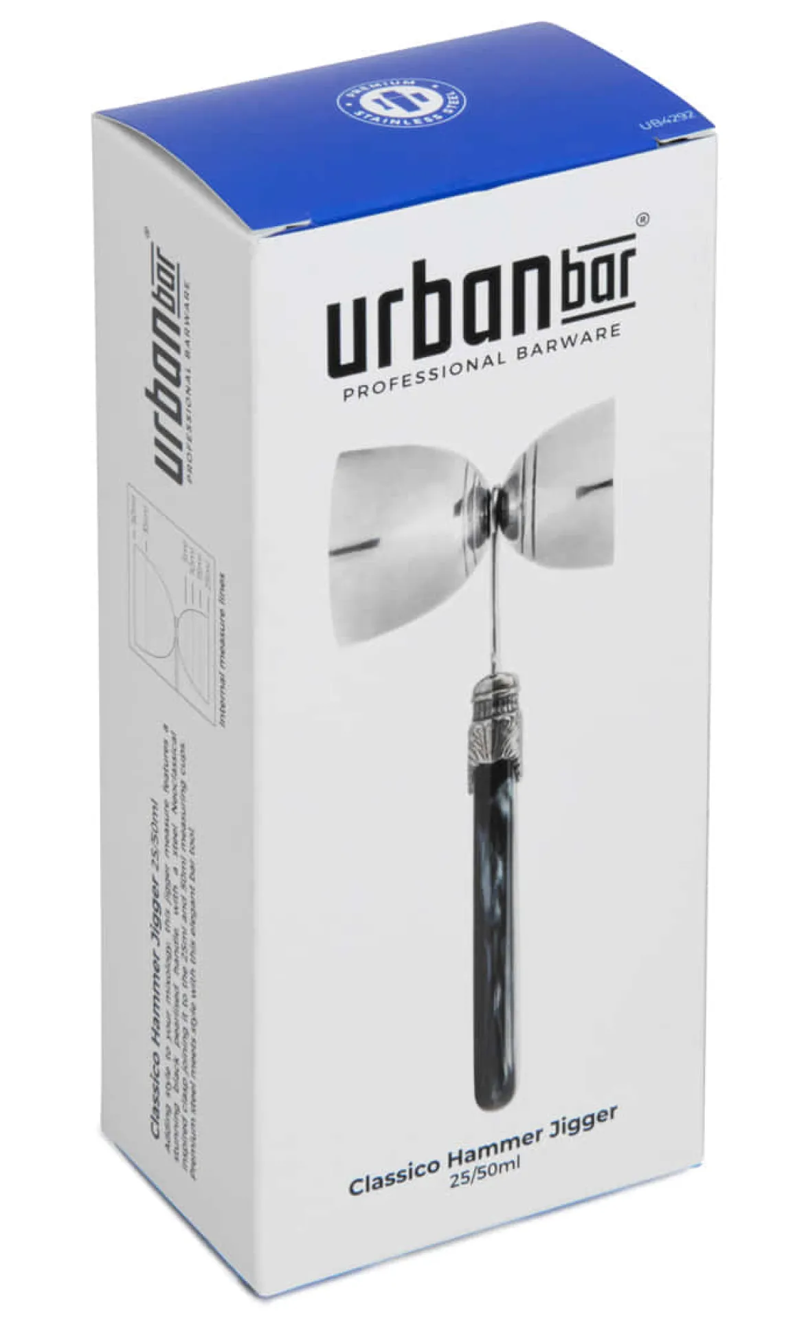 Barmaß - Classico Jigger mit Griff | 25/50 ml