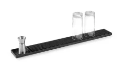 Barmatte Gummi | Schwarz - 60x8 cm