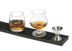 Barmatte Gummi | Schwarz - 60x8 cm