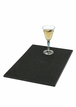 Barmatte Gummi | Schwarz - 45x30 cm