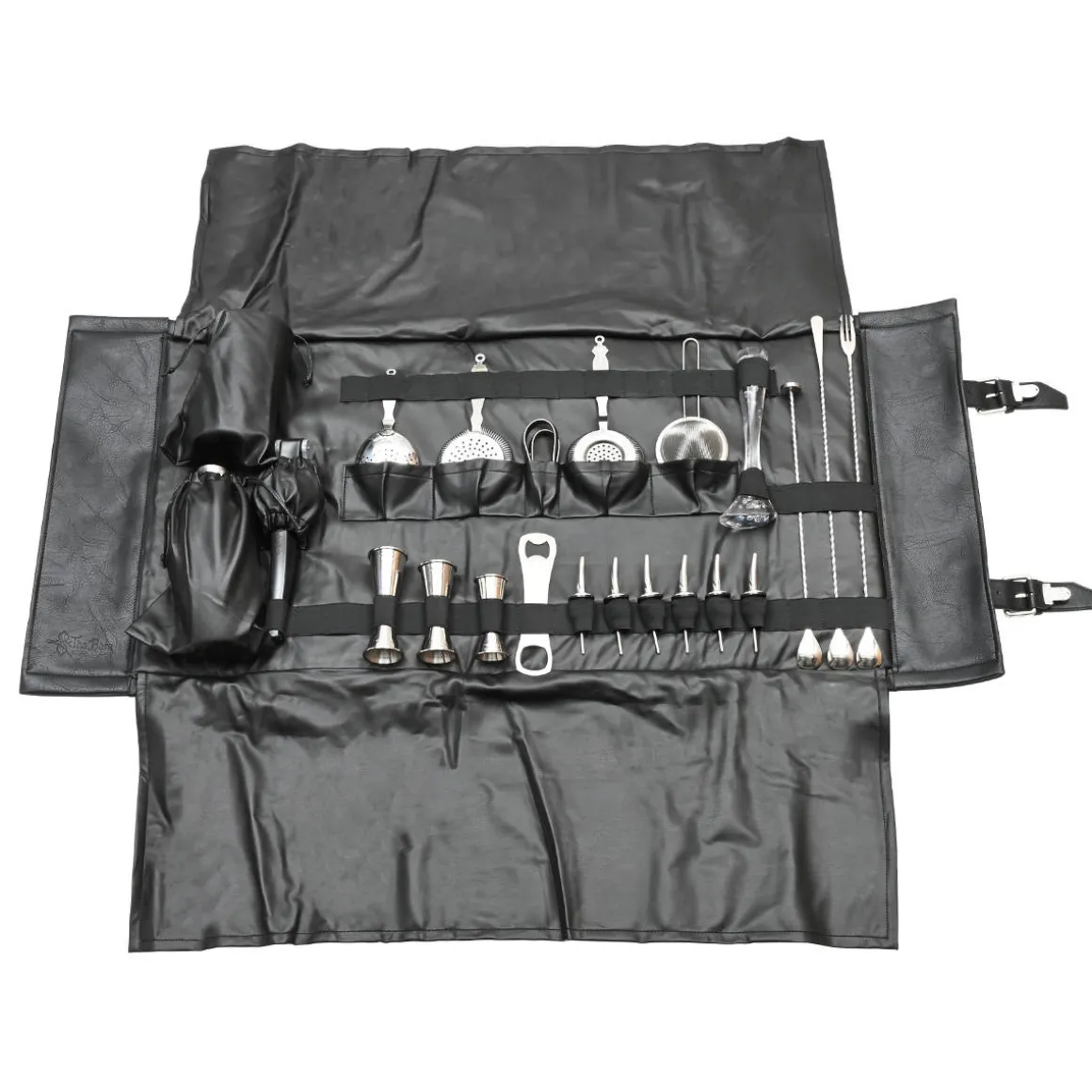 Barrolle mit Cocktailset Deluxe | Schwarz