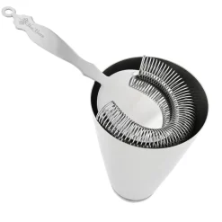 Barsieb mit doppelter Spirale