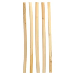 Bio-Strohhalm aus Schilf | Ø 10 mm x 25 cm - Papstar Pure (50 Stk)