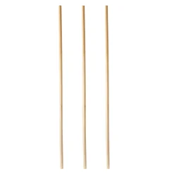 Bio-Strohhalm aus Stroh | Ø 4 mm x 20 cm - Papstar Pure (100 Stk)