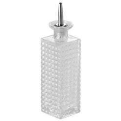 Bitterflasche - Karomuster | viereckig - 230 ml