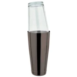 Boston Shaker mit Glas | Gunmetal Schwarz