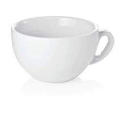 Cappuccino Tasse groß - Italia White | Weiß - 280 ml (6 Stk)