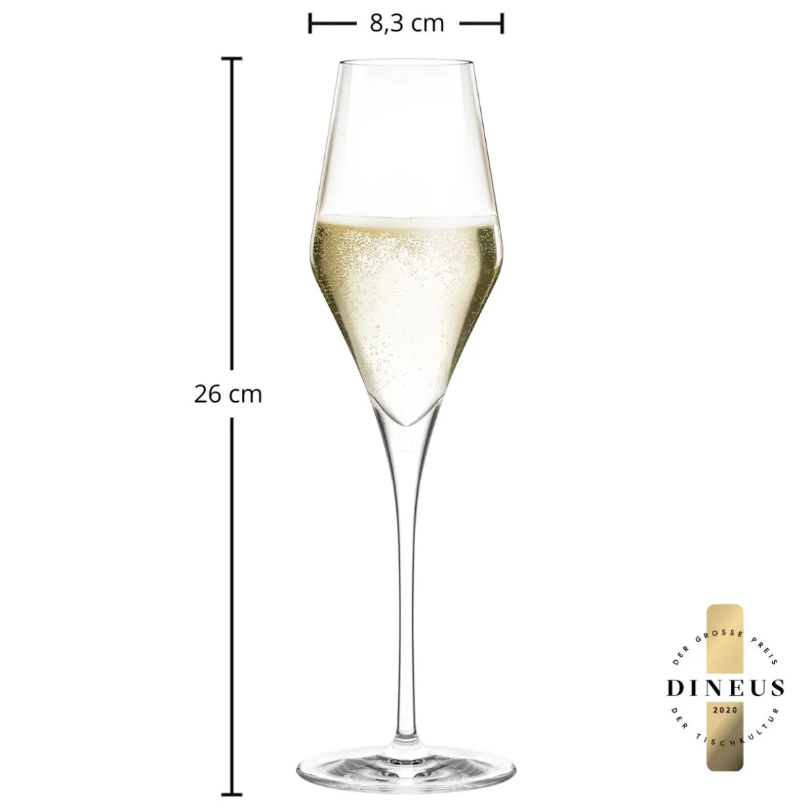 Champagnerglas | Quatrophil - Stölzle Lausitz | 0,1l Eiche - 290 ml (6 Stk)