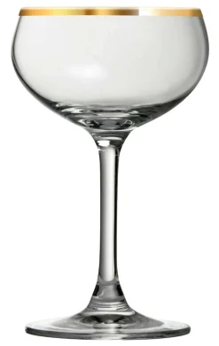 Cocktailglas Retro Coupe | Goldrand - 220 ml (4 Stk)