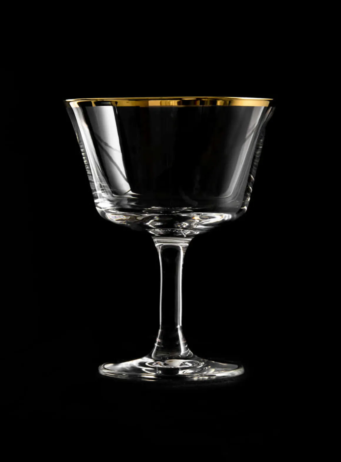 Cocktailglas Retro Fizz | Goldrand - 200 ml