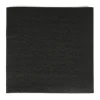 Cocktail-Serviette 20x20 cm | Schwarz – ¼ Falz – 2-lagig (125 Stk)