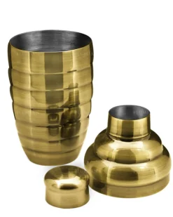 Cocktailshaker Bomber | dreiteilig - 500 ml - Bronze