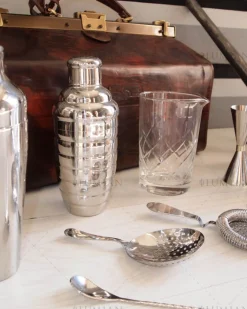 Cocktailshaker Bomber | dreiteilig - 500 ml - Silber