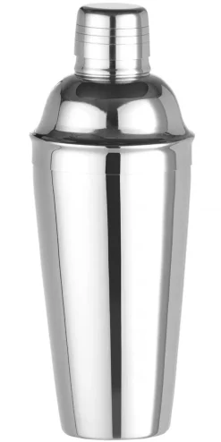 Cocktail-Shaker Edelstahl | 3teilig - 0,75l - Silber