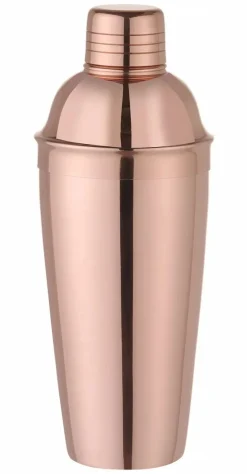 Cocktail-Shaker Edelstahl | 3teilig - 0,75l - Kupfer
