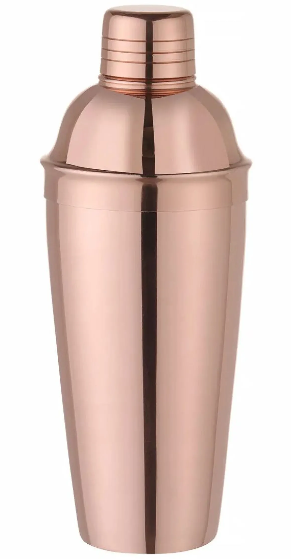 Cocktail-Shaker Edelstahl | 3teilig - 0,75l - Kupfer