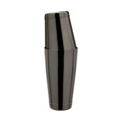 Cocktailshaker Tin-in-Tin | Gunmetal Schwarz