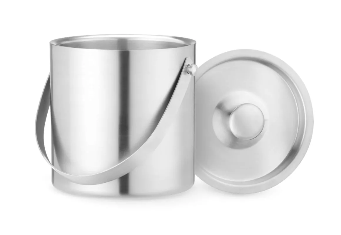 Eiseimer doppelwandig | Edelstahl - 2L