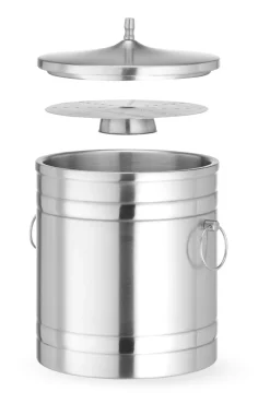 Eiseimer doppelwandig | Edelstahl - 5L