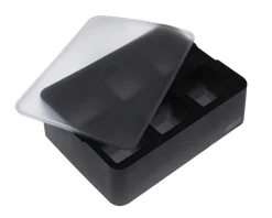 Eiswürfelform mit Deckel – Platin Silikon – Lurch | 6 x 5 cm