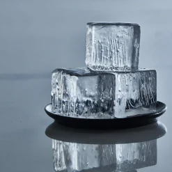 Eiswürfelform mit Deckel – Platin Silikon – Lurch | 20 x 3 cm