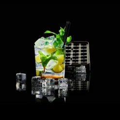 Eiswürfelform mit Deckel – Platin Silikon – Lurch | 35 x 2 cm