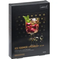 Eiswürfelform mit Deckel – Platin Silikon – Kugeln | 42 x 2 cm