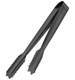 Eiswürfelzange stabil | 18 cm - Schwarz