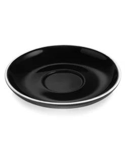 Espresso Doppio Untertasse - Italia Black | Schwarz - Ø 15,5 cm (6 Stk)