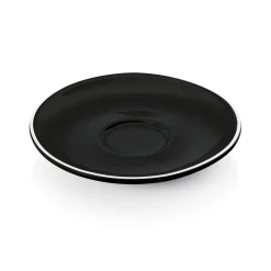 Espresso Untertasse - Italia Black | Schwarz - Ø 12,5 cm (6 Stk)