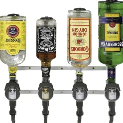 Flaschenhalter - Wandmontage | 4 Flaschen