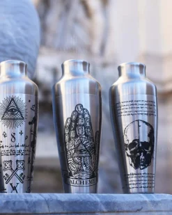 French Shaker Chrono Tattoo | 2 teilig - 550 ml - Leonardo verziert