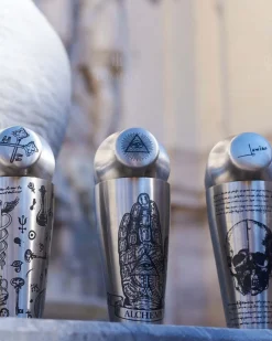 French Shaker Chrono Tattoo | 2 teilig - 550 ml - Leonardo verziert