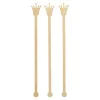 Getränke-Quirle "Crown" | Bambus - 20 cm - Papstar Pure (100 Stk)