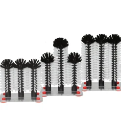 Glasspülbürste mit Metallboden | 3x25 cm