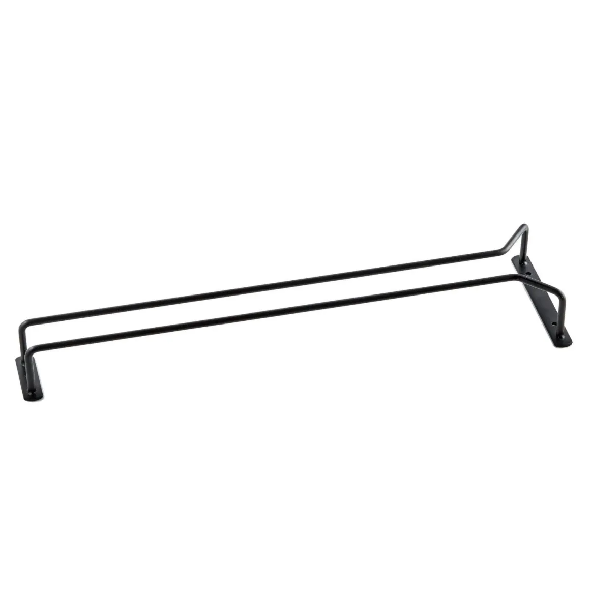 Gläserschiene schwarz | 41,5 cm