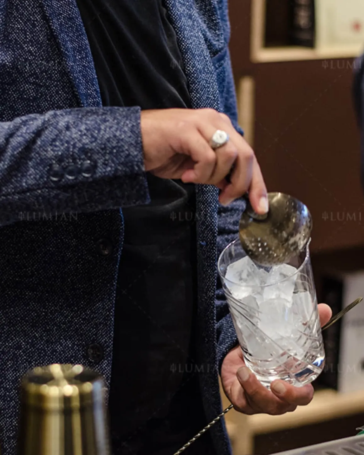 Julep Strainer Ermes | Bronze