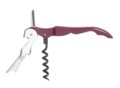 Kellnermesser mit Doppelhebel | Rot