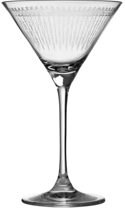 Martiniglas Verdot | 1920er Verzierung - 210 ml