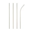 Papierstrohhalm biegbar | Weiß - Ø 6 mm x 22 cm - Papstar Pure (100 Stk)