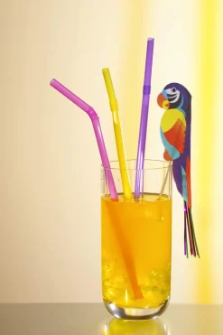 Partypicker "Papagei" | 18 cm - Papstar Pure (100 Stk)