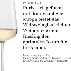 Riesling Weißweinglas | Verbelle - Zwiesel Glas | 410 ml (6 Stk)
