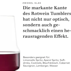 Rotwein Tumbler | Up - Zwiesel Glas | 550 ml (6 Stk)